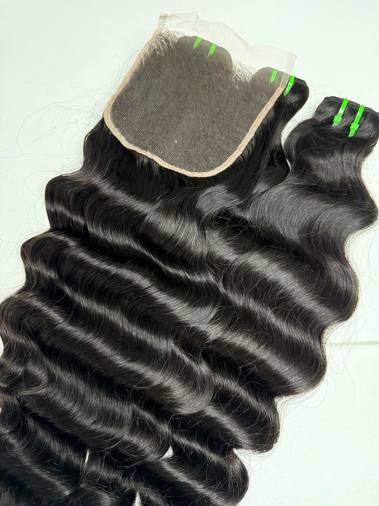 Raw Burmese Wavy Hair HD Lace Closure