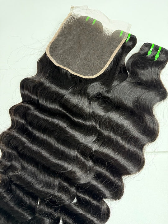 Raw Burmese Wavy Hair HD Lace Closure