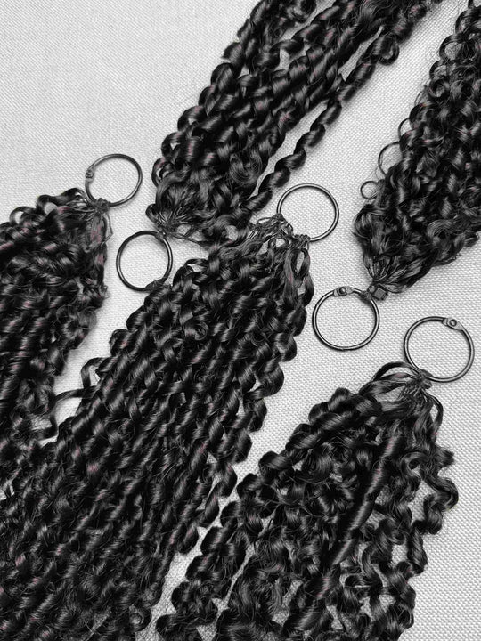 Pixie Curly Crochet Hair Extension Super Double Drawn