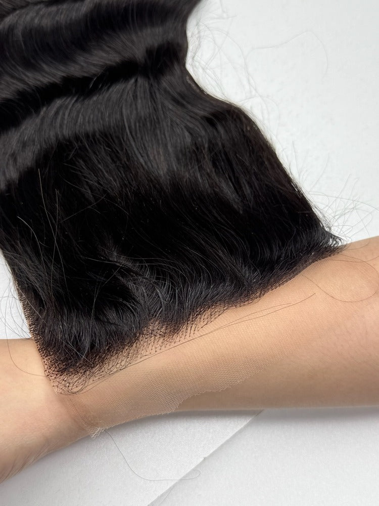Raw Burmese Wavy Hair HD Lace Closure