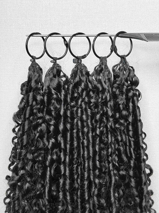 Pixie Curly Crochet Hair Extension Super Double Drawn
