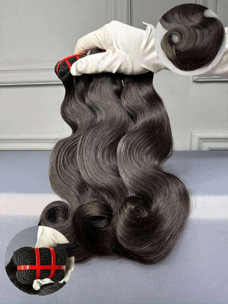 Vietnamese Raw Hair Bundles Body Wave Super Double Drawn